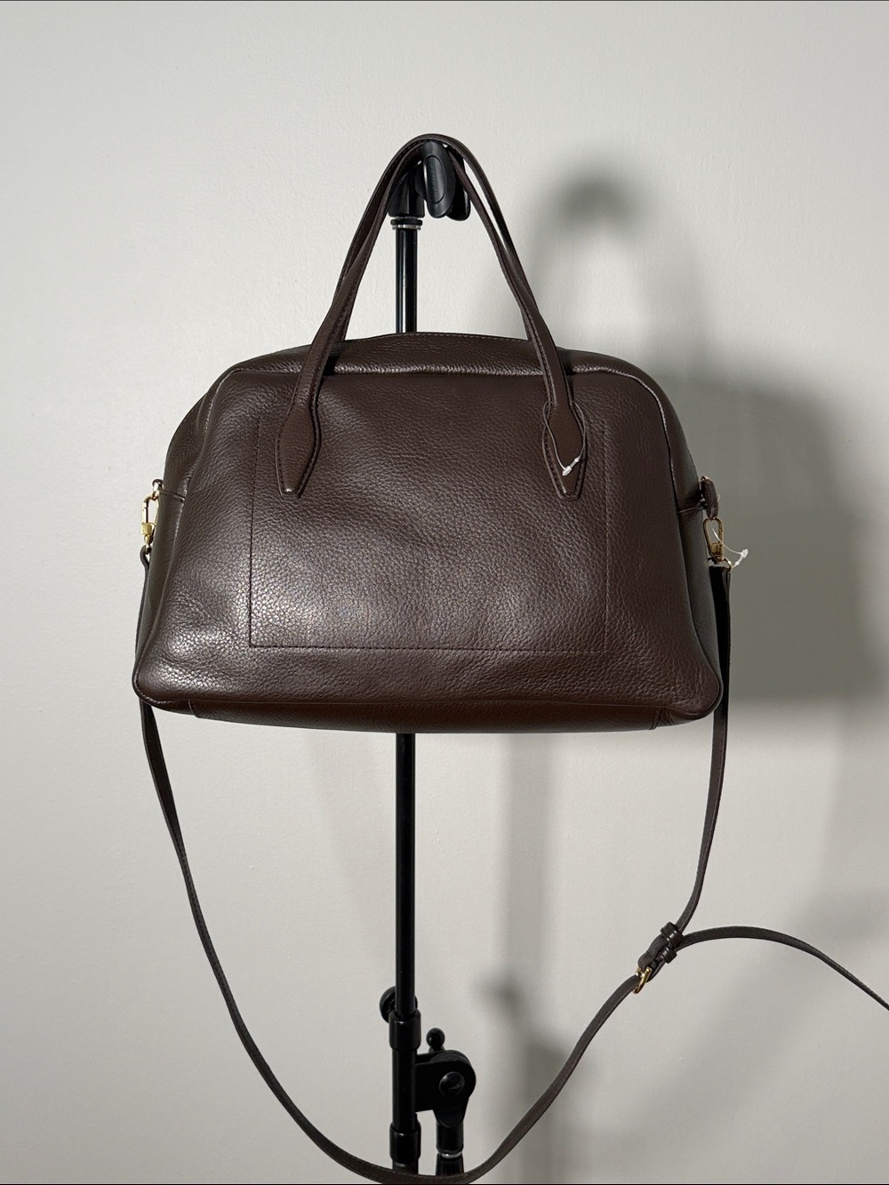 NWOT Madewell Top Handle Crossbody Bag in Soft Grain Leather - Picture 4 of 6